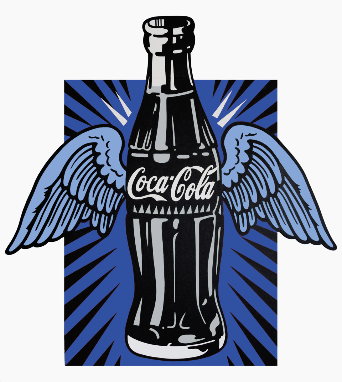 Heavenly Coke – Royal Blue Background