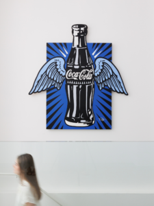 Heavenly Coke – Royal Blue Background